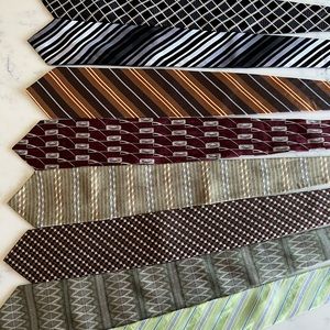 Lot of 8 Men’s Varied Brand Ties preowned